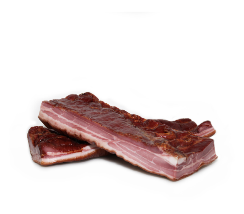 Toucinho fumado inteiro